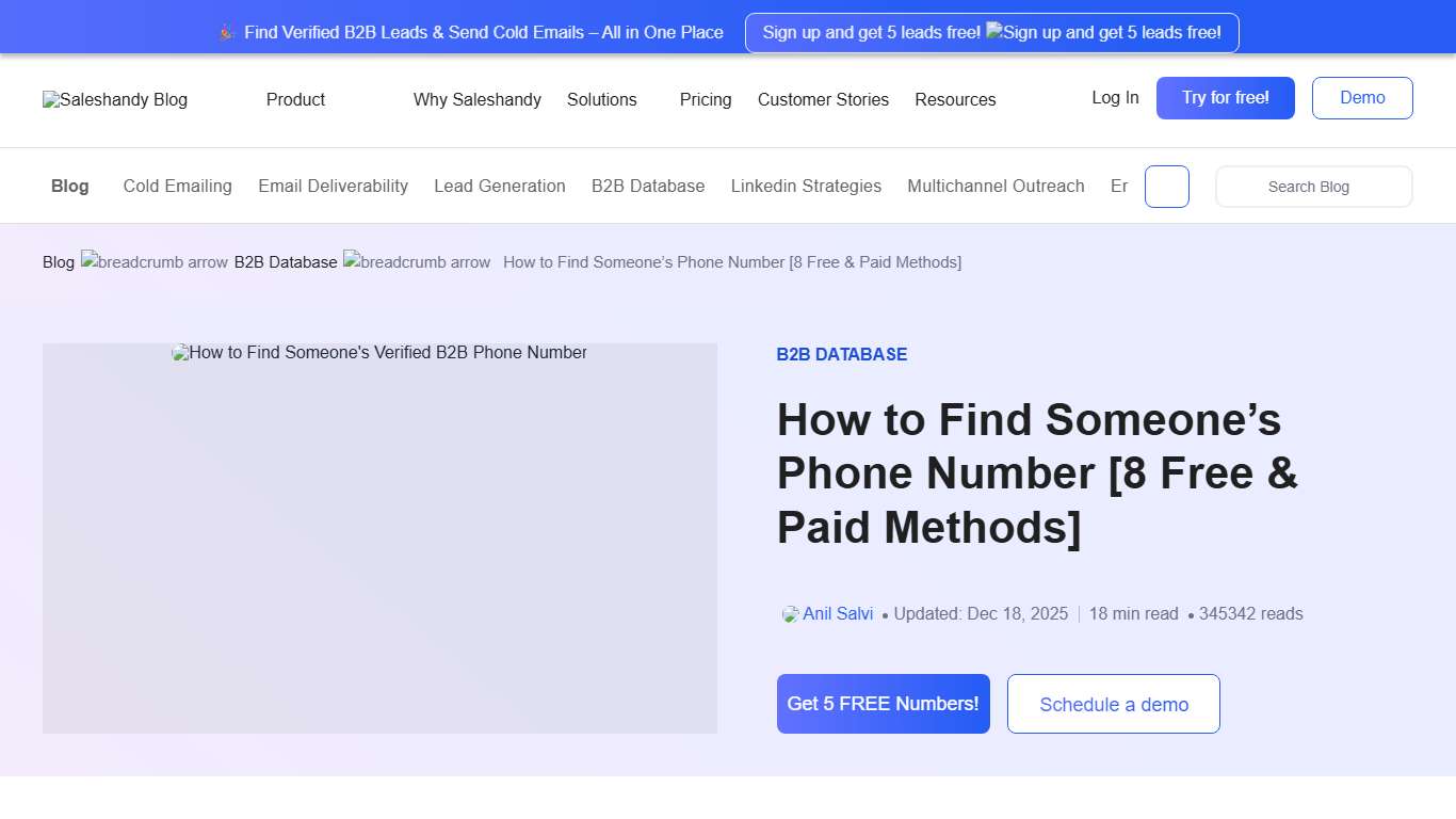 How to Find Anyone's Phone Number (8 Ways With Free Tools)